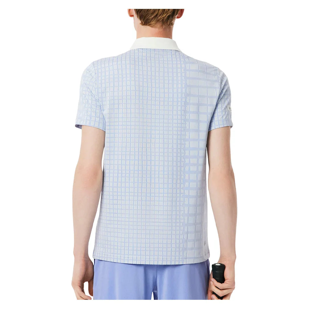 Men's Danill Medvedev Tennis Polo Lapland and Delphinium