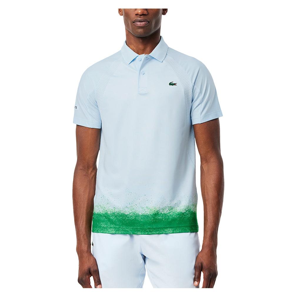 Men's Daniil Medvedev On Court Tennis Polo Ruisseau and Calathea