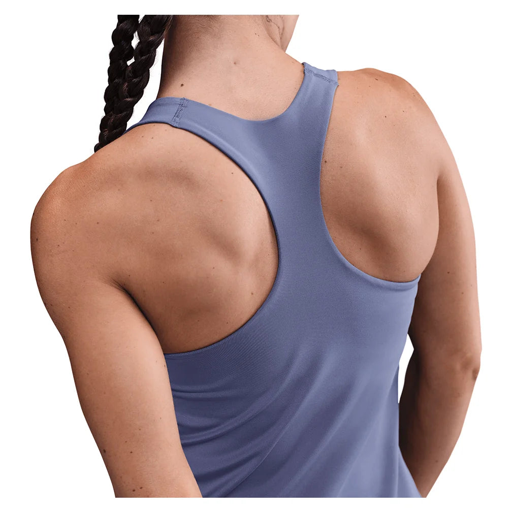 Women's Swoosh Medium-Support Padded Sports Bra Tank World Indigo and White