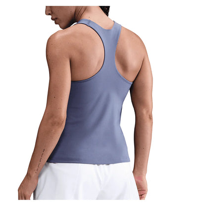 Women's Swoosh Medium-Support Padded Sports Bra Tank World Indigo and White