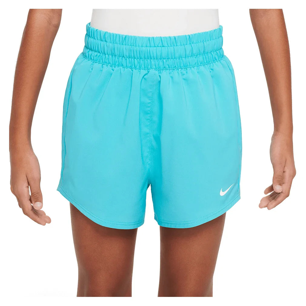 Girls' Dri-FIT High-Waisted Woven 3 Inch Training Shorts