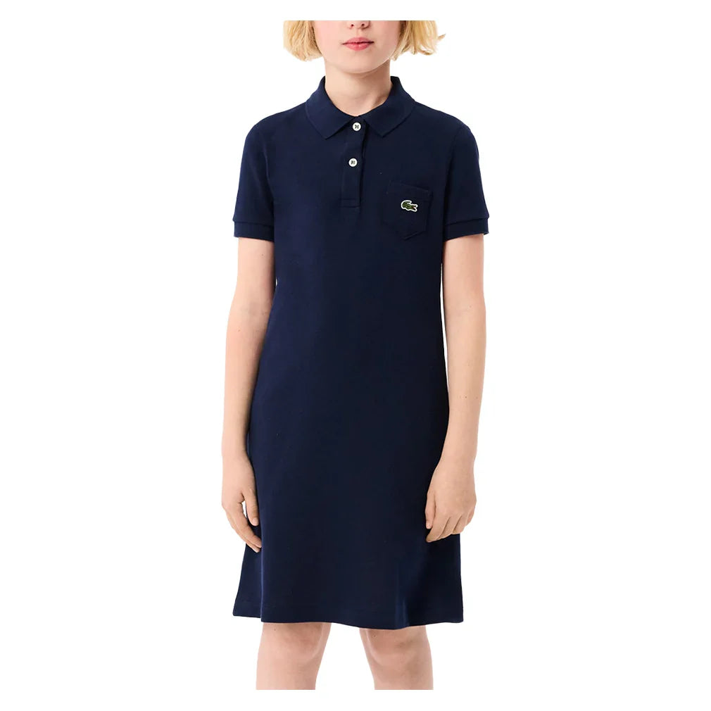 Girls' Polo Style Cotton Tennis Dress