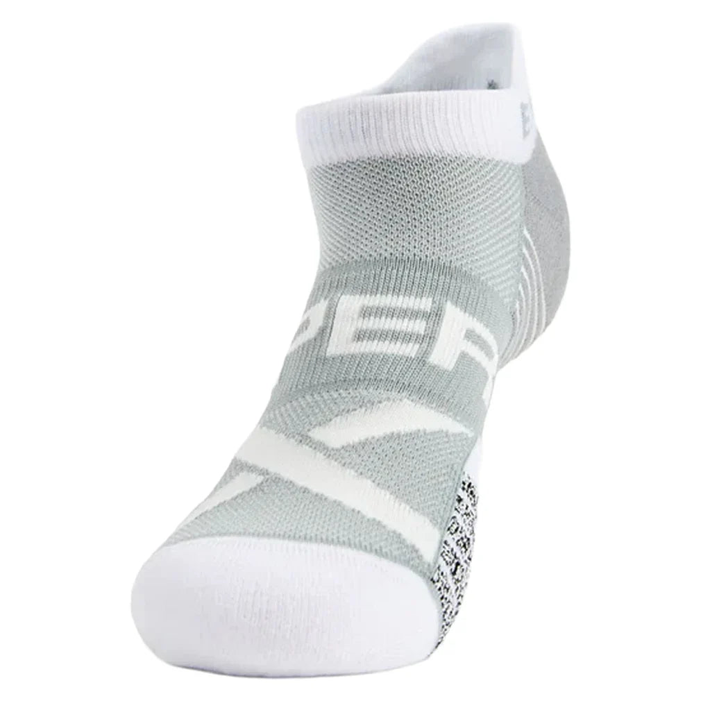 Experia Light Cushion No Show Tab Tennis Socks White