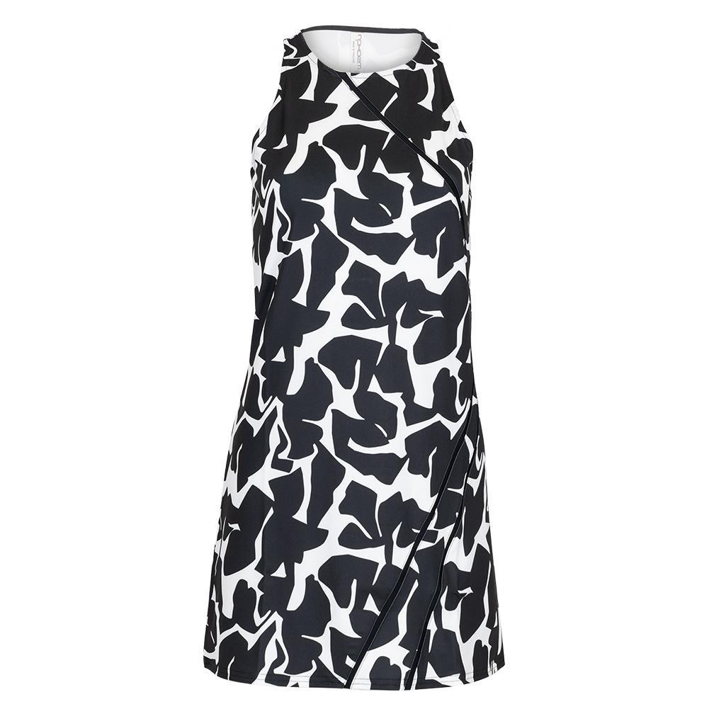 Women's New Elisa Tennis Dress Black Graphic