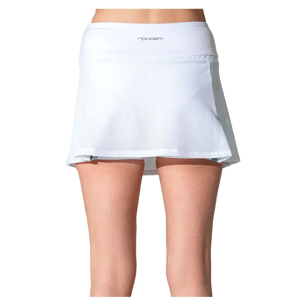 Women's Anna 13.5 Inch Tennis Skort White and Veridian