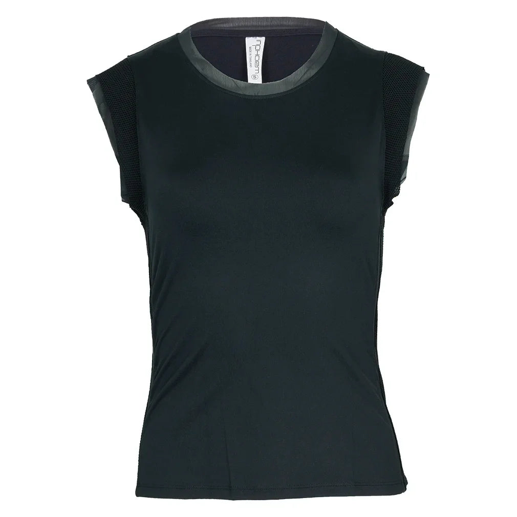 Women's Eva Tennis Tank Black