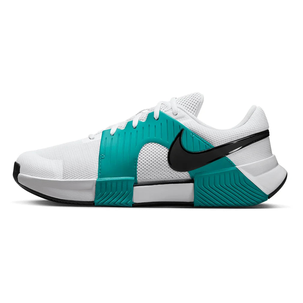 Men's Zoom GP Challenge 1 Tennis Shoes White and Black