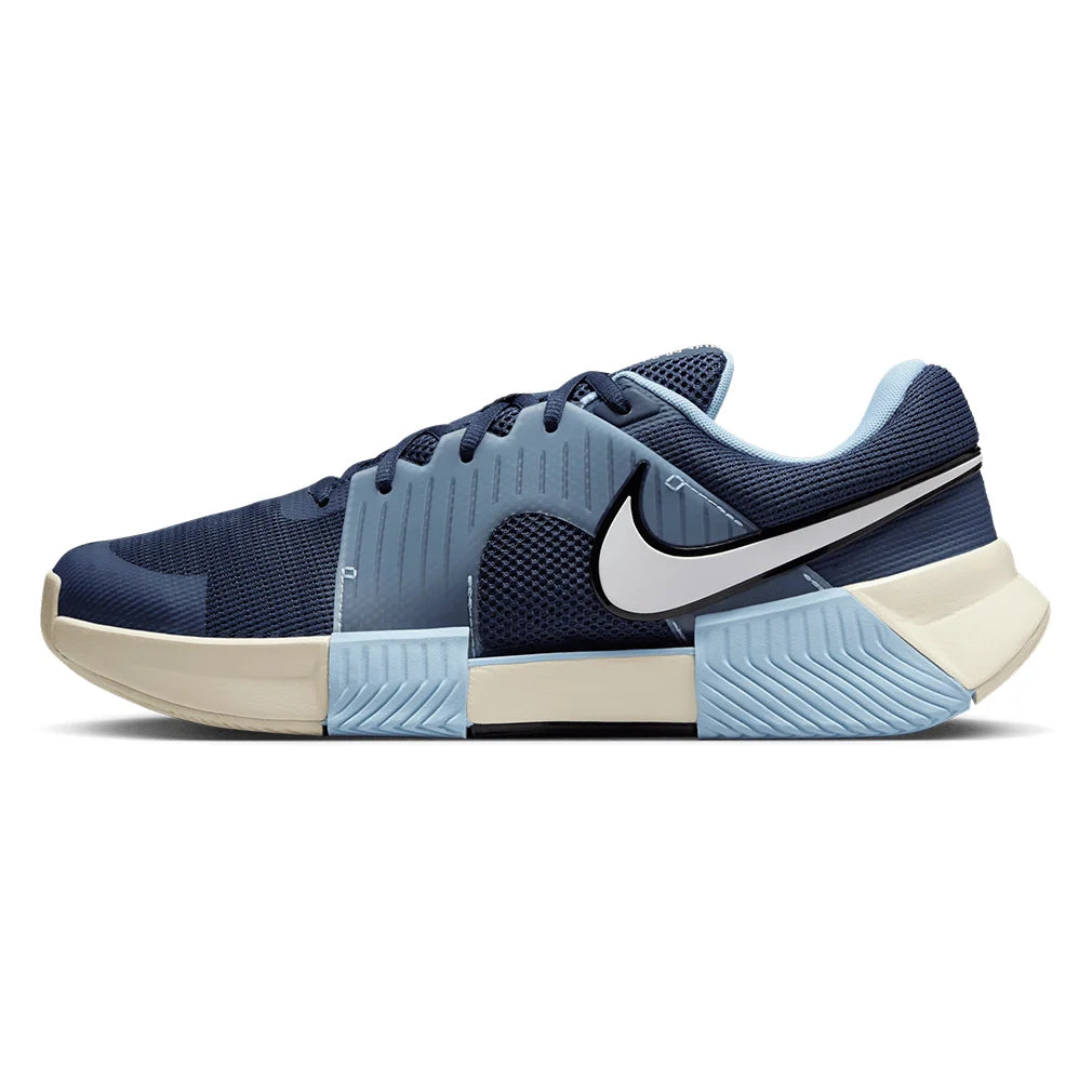 Men's Zoom GP Challenge 1 Tennis Shoes Midnight Navy and White