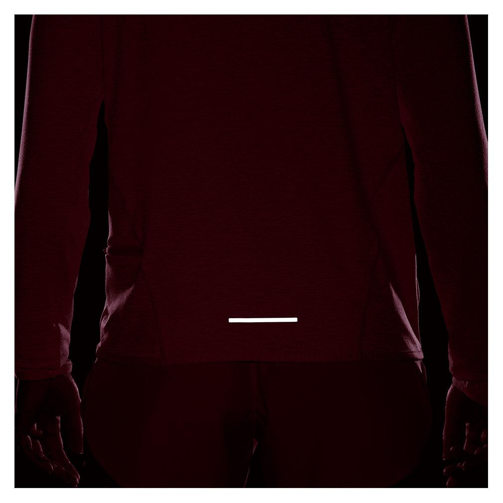 Womens Dri-Fit Swift Element UV 1/4 Zip Running Top