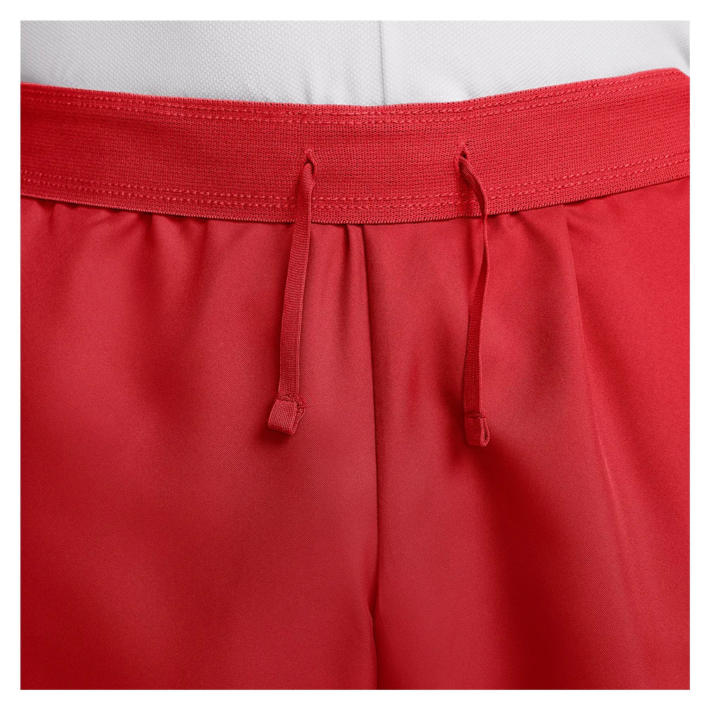 Men's Court Dri-FIT Victory 9 Inch Tennis Short University Red and White