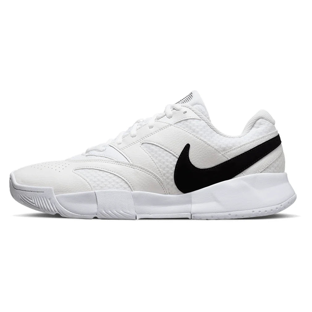 Juniors' Court Lite 4 Tennis Shoes White and Black