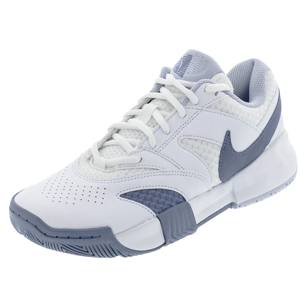 Women's Court Lite 4 Tennis Shoes White and World Indigo