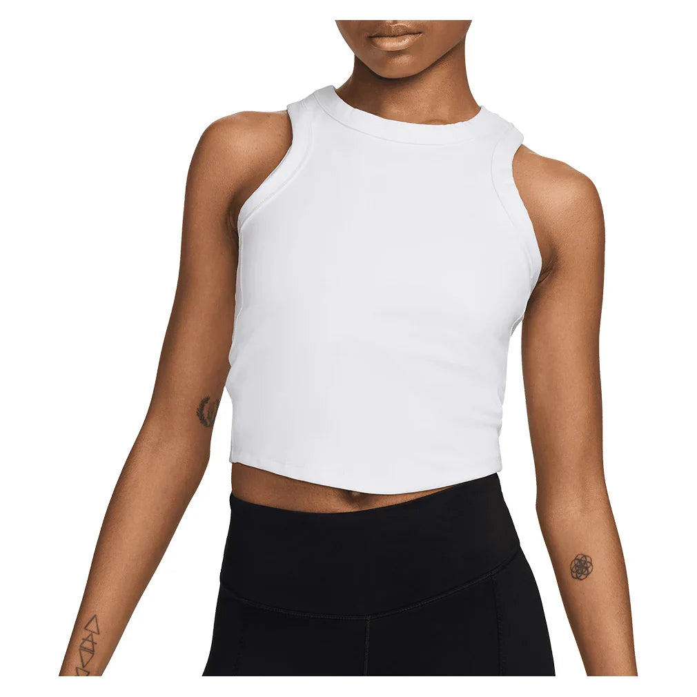 Women's One Fitted Dri-FIT Cropped Tennis Tank Top