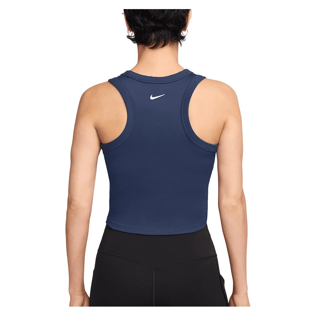 Women's One Fitted Dri-FIT Cropped Training Tank Midnight Navy