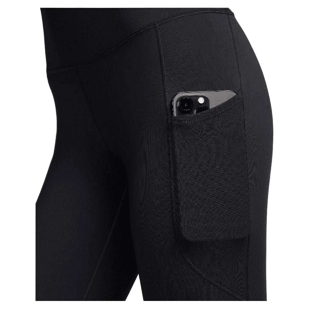 Womens One HIgh-Waisted 7/8 Leggings with Pockets Black