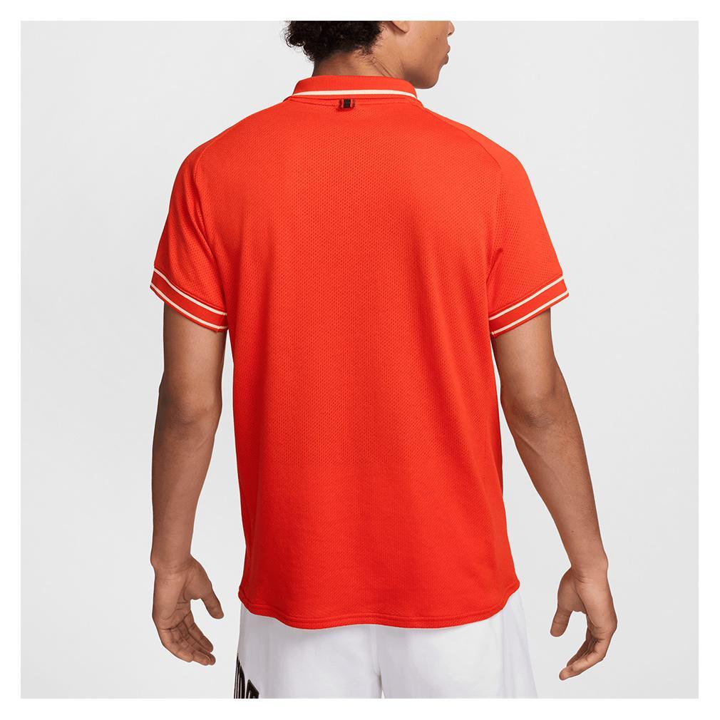 Mens Heritage Tennis Polo Picante Red