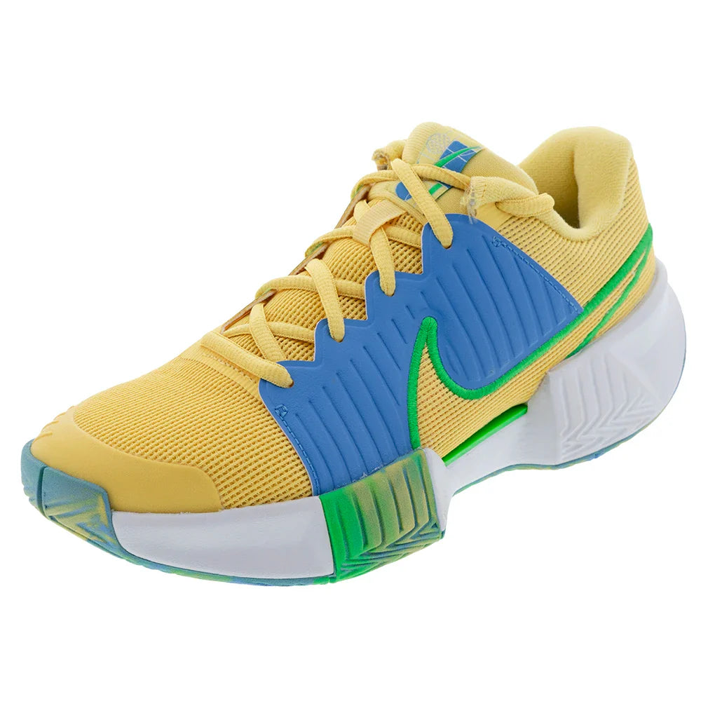 Women's GP Pro Pickleball Shoes Topaz Gold and Blue Hero