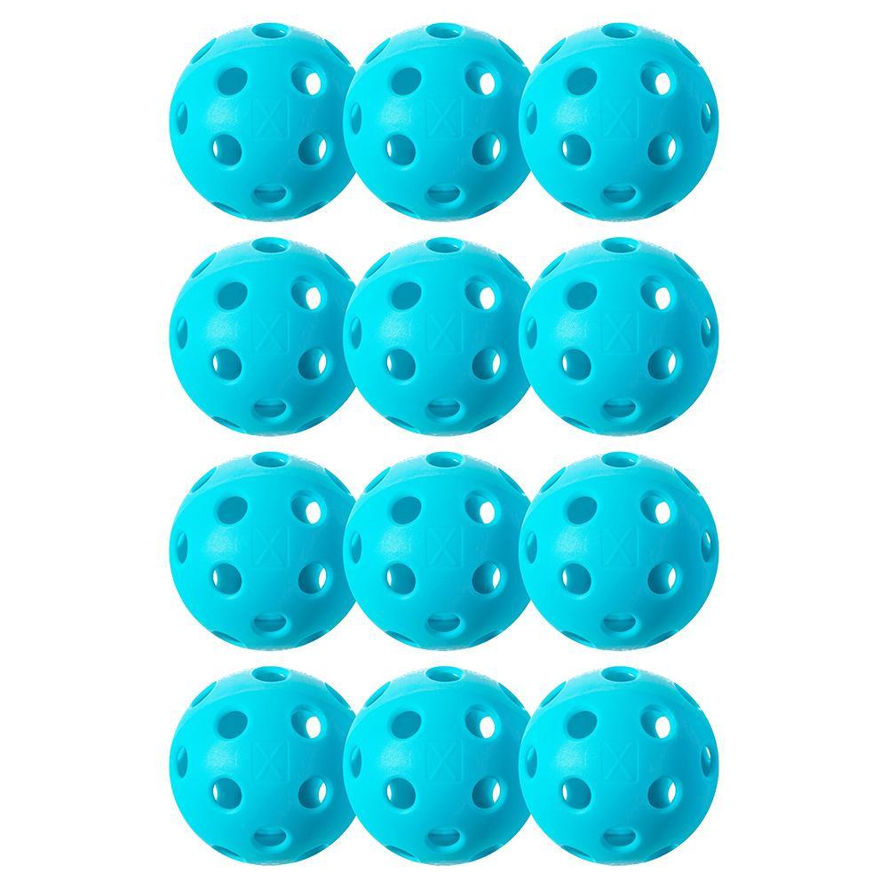 X-26 Indoor Pickleballs 12 Pack Blue