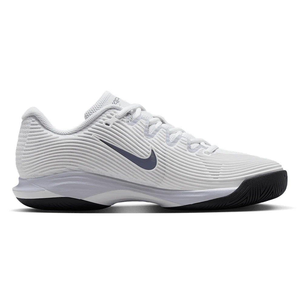 Women's Zoom Vapor 12 Tennis Shoes White and World Indigo