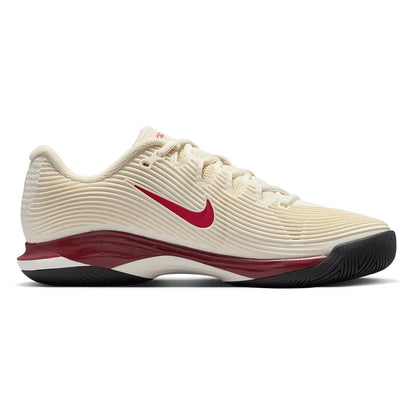 Women's Zoom Vapor 12 Tennis Shoes Pale Ivory and Rush Pink