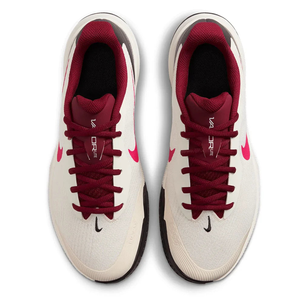 Women's Vapor Lite 3 Tennis Shoes Pale Ivory and Rush Pink