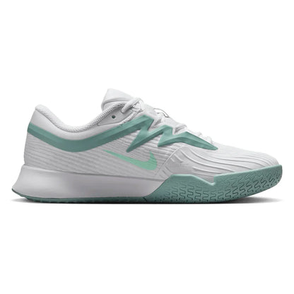 Women's Zoom Vapor Pro 3 Tennis Shoes White and Mint Foam