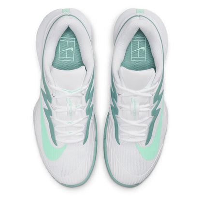 Women's Zoom Vapor Pro 3 Tennis Shoes White and Mint Foam