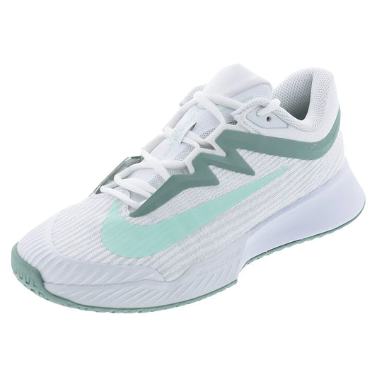 Women's Zoom Vapor Pro 3 Tennis Shoes White and Mint Foam