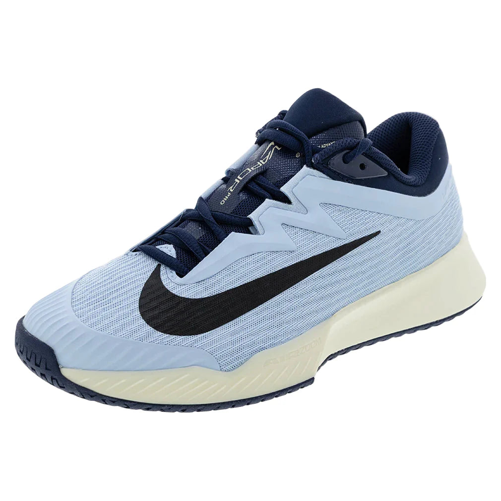 Men's Zoom Vapor Pro 3 Tennis Shoes Psychic Blue and Black