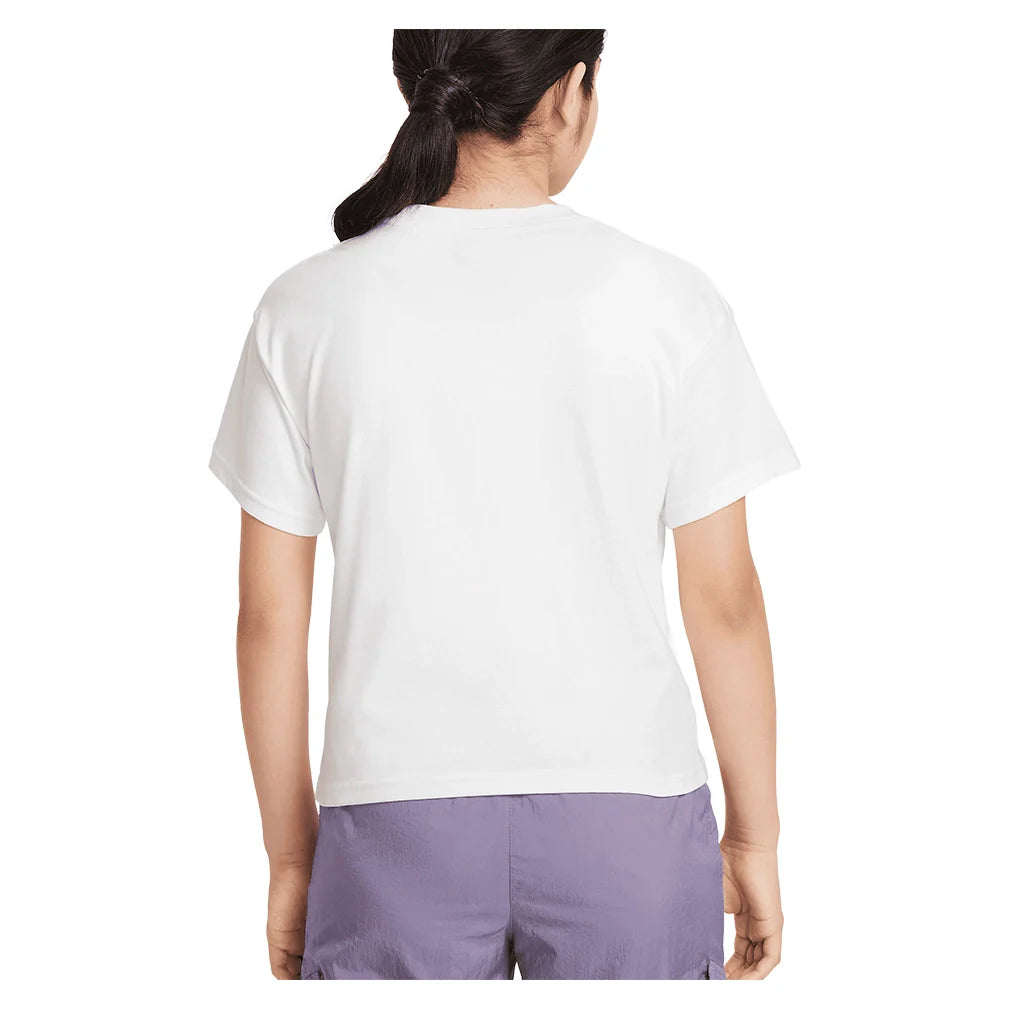 Girls' Sportswear Essential T-Shirt White