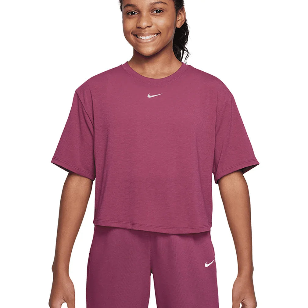 Girls' One Relaxed Dri-FIT Short Sleeve Top
