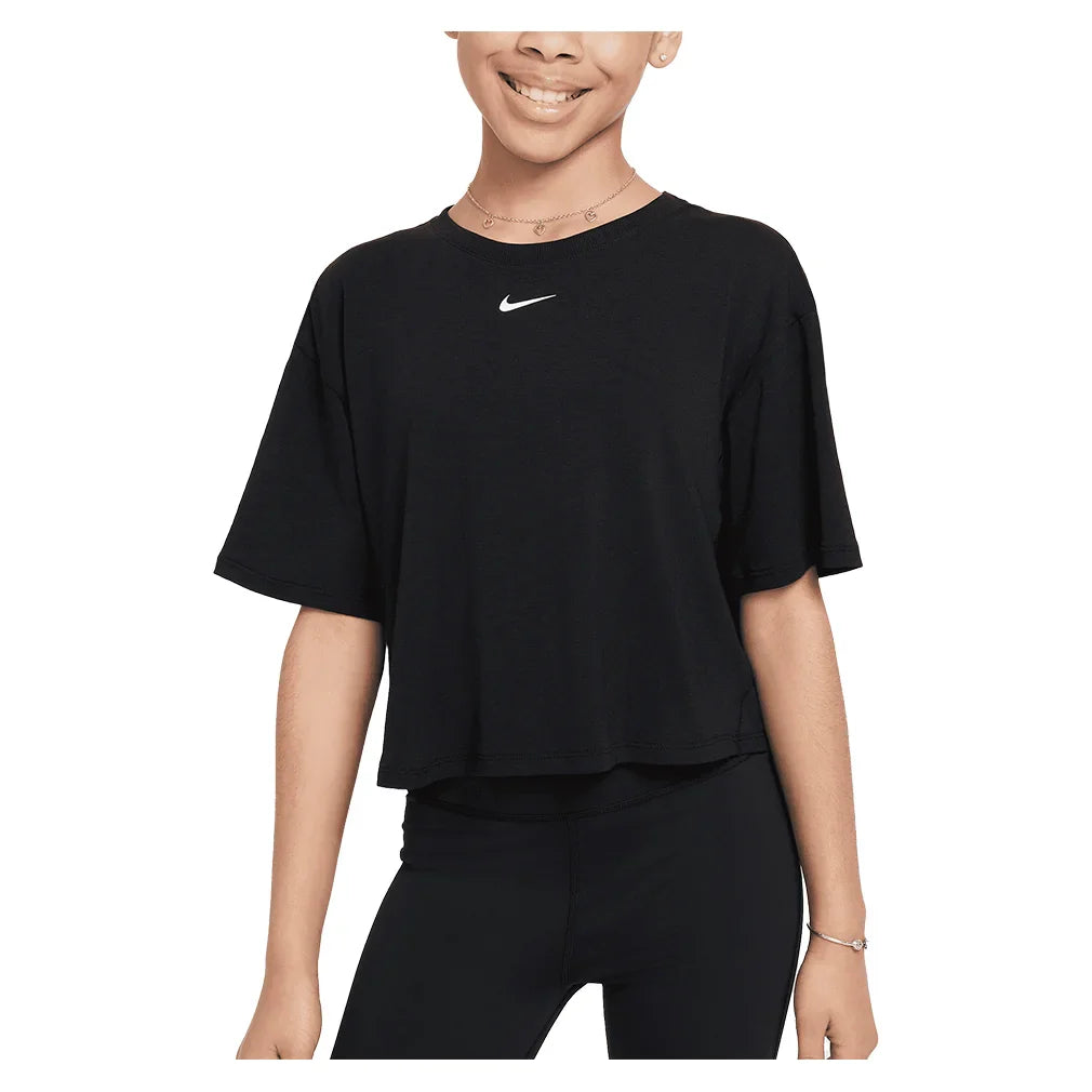 Girls' One Relaxed Dri-FIT Short-Sleeve Top