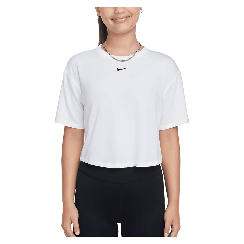Girls' One Relaxed Dri-FIT Short-Sleeve Top