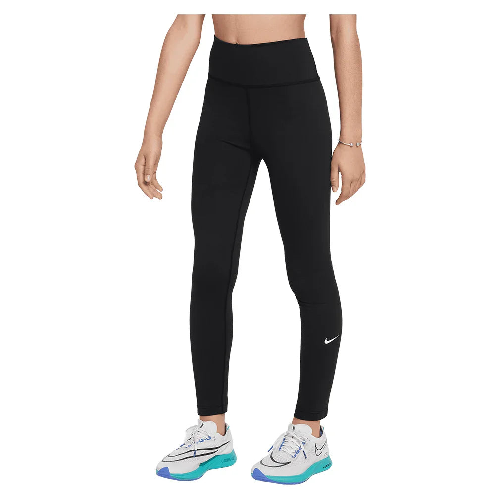 Girls' One Dri-FIT High-Waisted Training Leggings