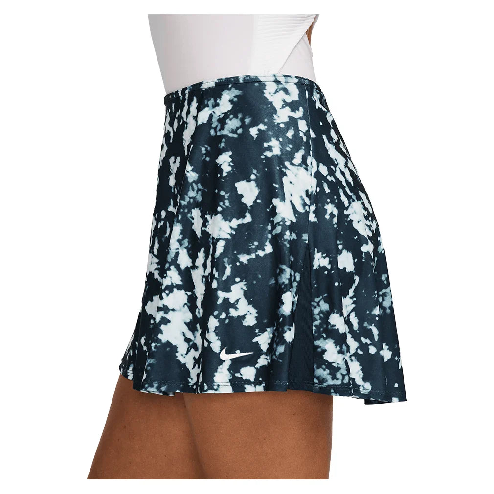 Women's Dri-FIT Victory Flouncy 15" Print Tennis Skort Armory Navy and White