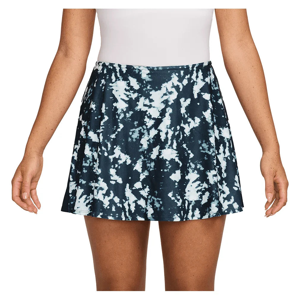 Women's Dri-FIT Victory Flouncy 15" Print Tennis Skort Armory Navy and White