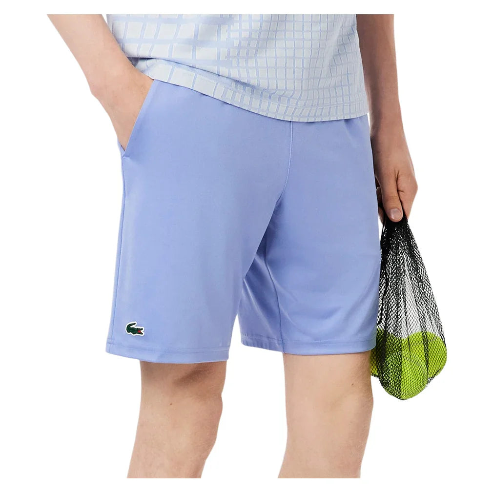 Men's On Court Players Mesh 8 Inch Tennis Short Delphinium