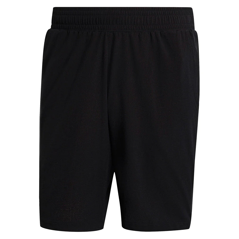 Men's Ergo 7 Inch Tennis Short Black and White