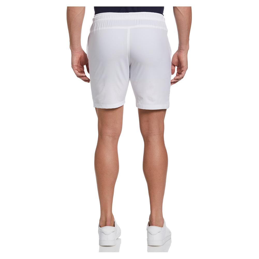 Men's Solid Athletic 9 Inch Tennis Short Bright White