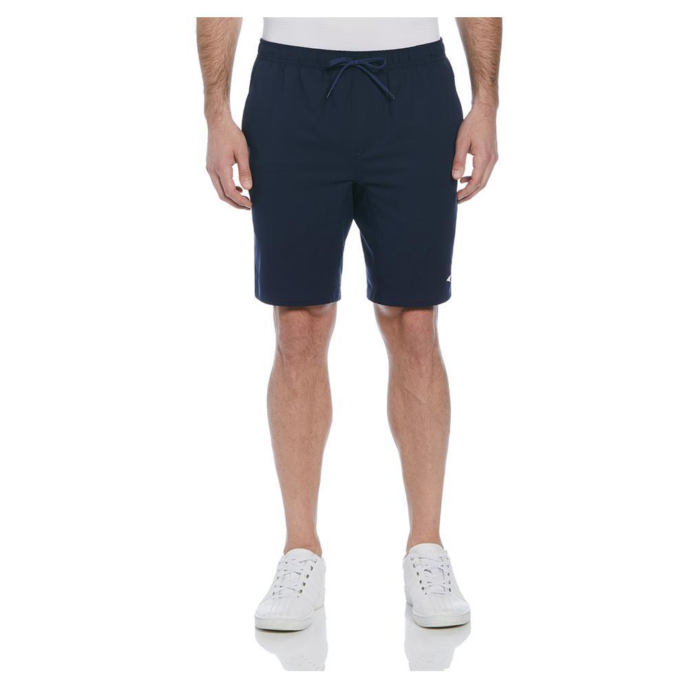 Men's Solid Athletic 9 Inch Tennis Short Peacoat