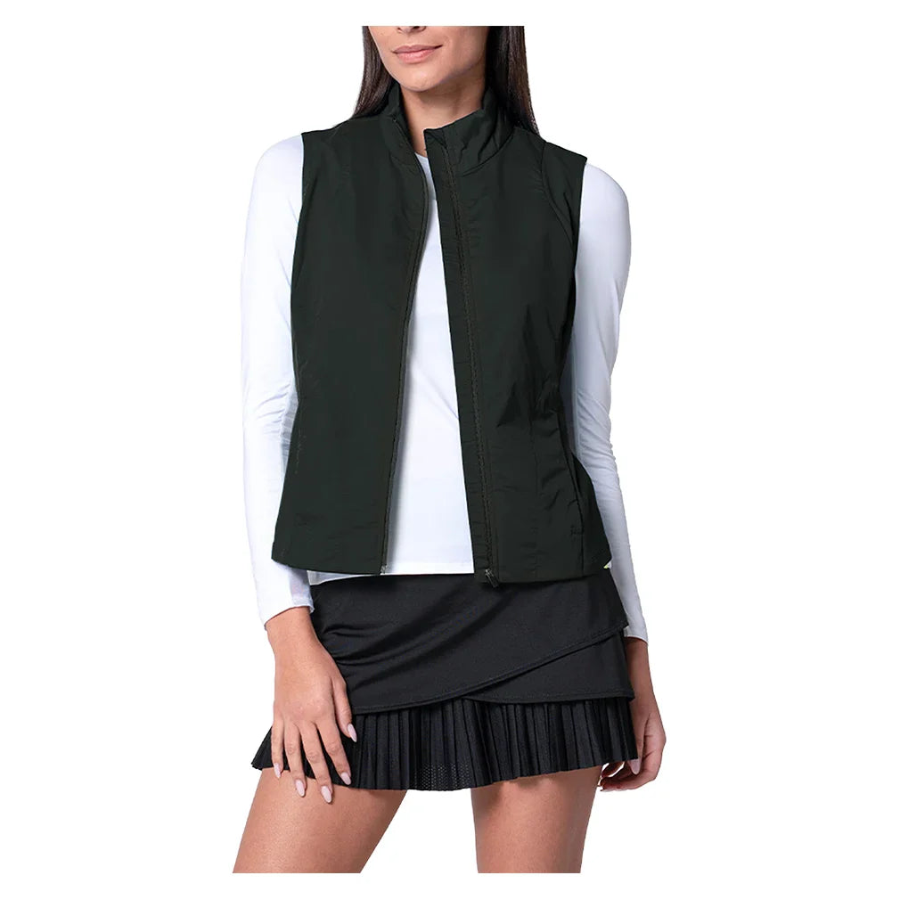 Women's The Best Tennis Vest Black