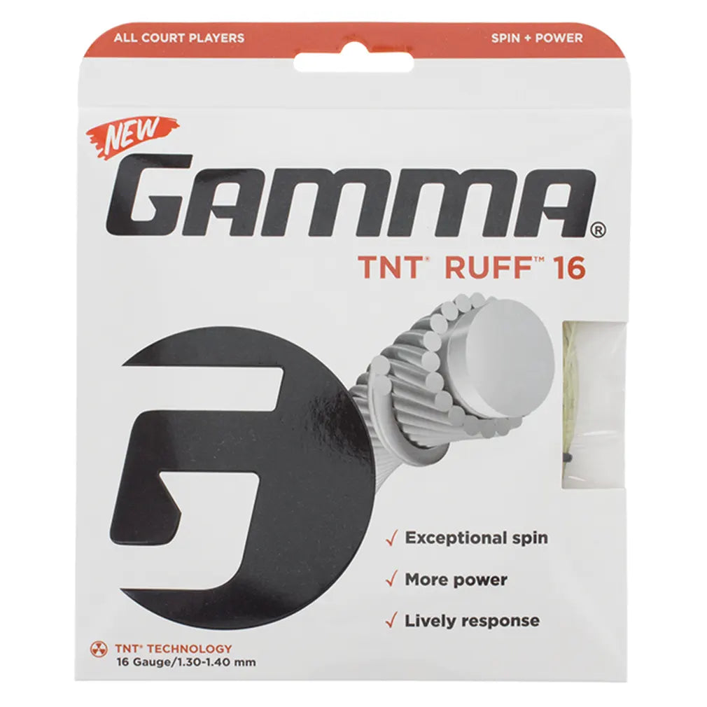 TNT Ruff 16G Tennis String Natural