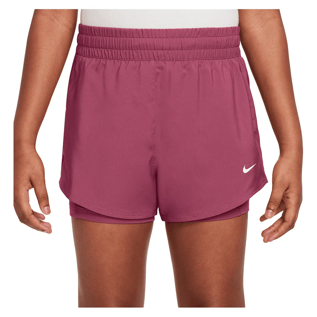 Girls' One Dri-FIT 2-in-1 3 Inch Training Shorts