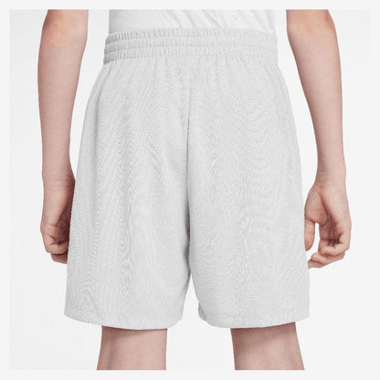 Boys' Dri-Fit Multi Woven Tennis Short White and Black