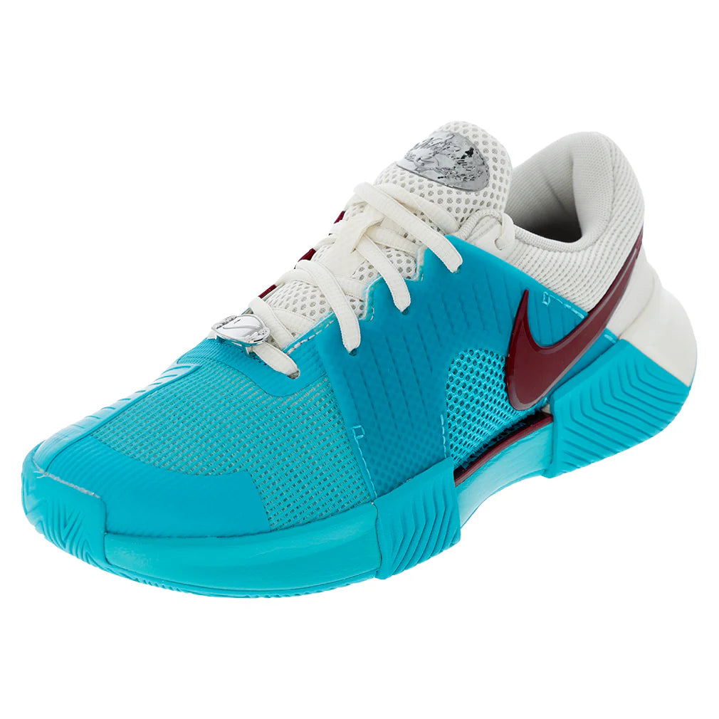 Women's GP Challenge 1 PRM Tennis Shoes Dusty Cactus and Dark Team Red