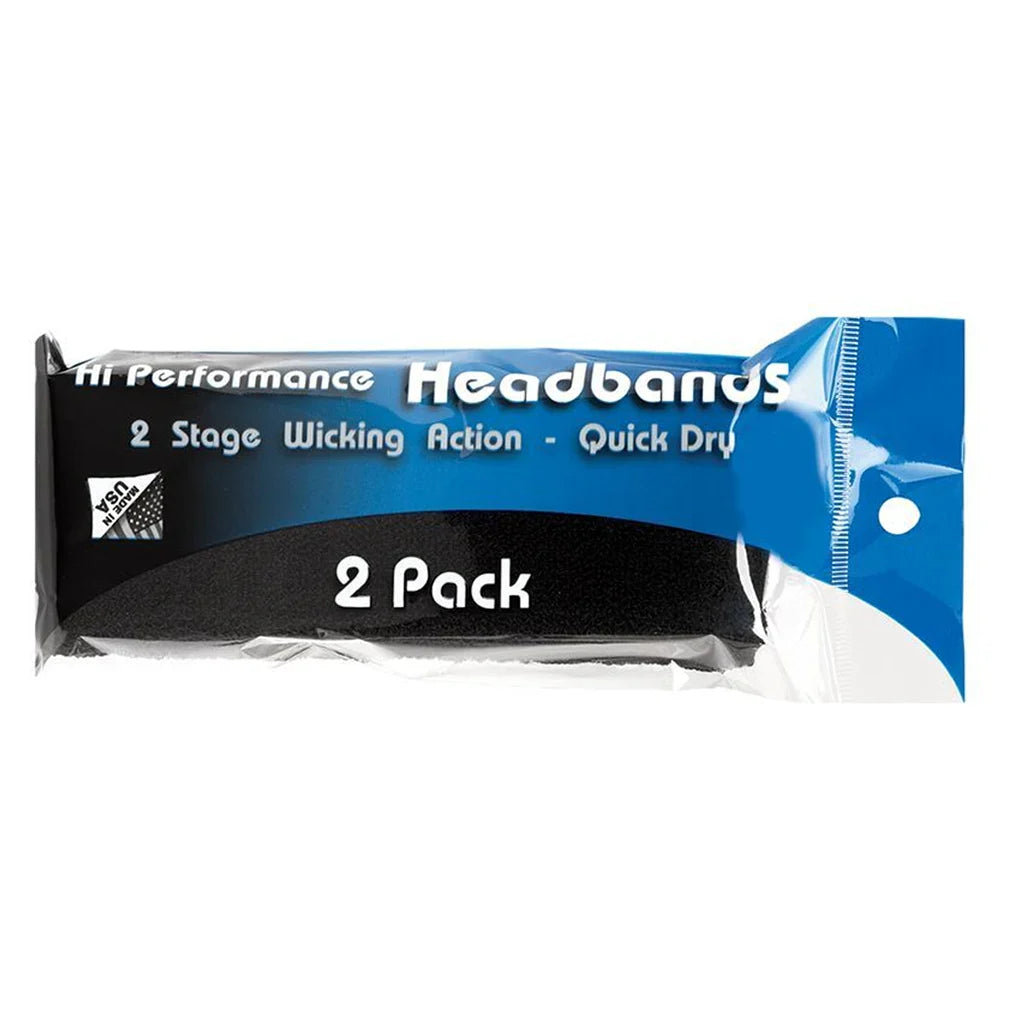 Hi Performance Tennis Headband 2 Pack