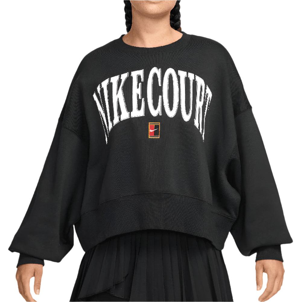 Women's Pheonix Fleece Long Sleeve Tennis Top Black