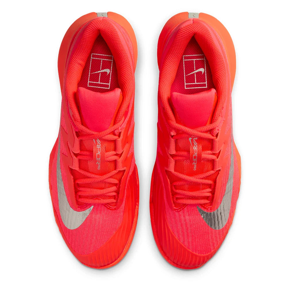 Women's Zoom Vapor Pro 3 PRM New York Tennis Shoes Bright Crimson and Metallic Silver