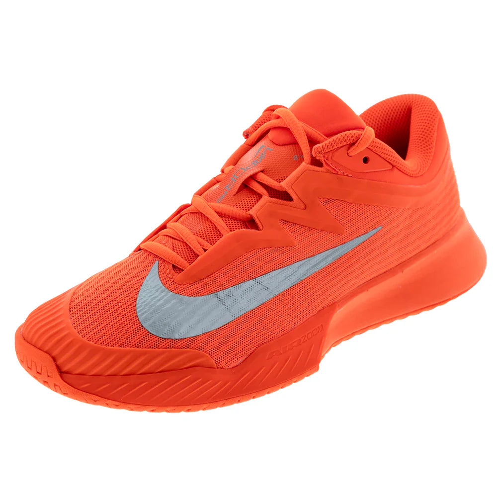 Men's Zoom Vapor Pro 3 PRM New York Tennis Shoes Hyper Crimson and Metallic Silver