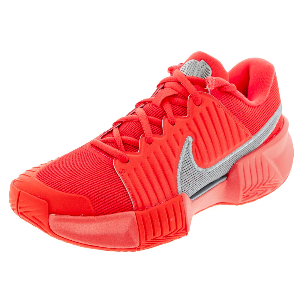 Women's GP Challenge Pro PRM New York Tennis Shoes Bright Crimson and Metallic Silver